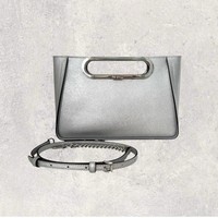 Michael Kors Mk Tasche Crossbody UmhäNgetasche Xbody Chelsea Silber Leder Neu