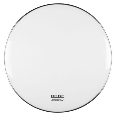 CODE 22'' Enigma glatt weiß Resonanz, einlagig