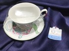 STECHCOL GRACIE CHINA CUP & SAUCER set TEAPOT MOTIF never used! NEW! excellent! — photo 3