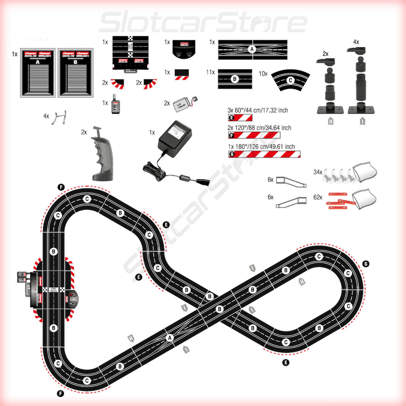 Circuit Carrera Digital 132 Asphalt Masters - 20030017 - Circuit