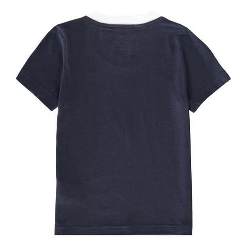 adidas 3 Stripe T Shirt Junior Girls - Navy Blue / 5-6 Years - Picture 4 of 4