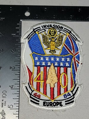 I BSA boy scout patch Invasion 1984 1944 Europe 40th
