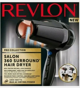 Revlon Pro Salon de collection 360 Surround AC Séchoir à cheveux, 1800 W