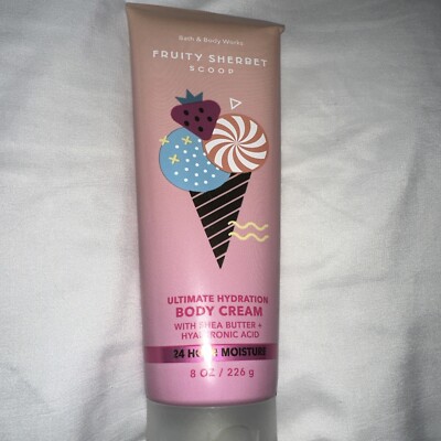 Bath & Body Works  Fruity Sherbet Scoop Ultimate Hydration Body Cream 8 oz New