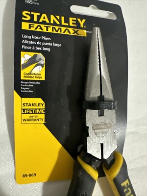 STANLEY FATMAX LONG NOSE PLIERS 6 1/2 165mm | eBay