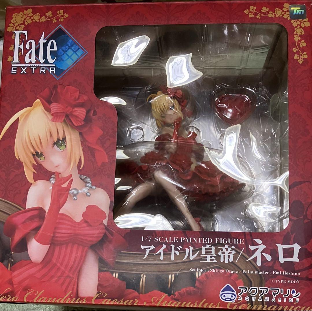 Fate/EXTRA Idol Emperor Nero Red Dress 1/7scale ABS Figure Good