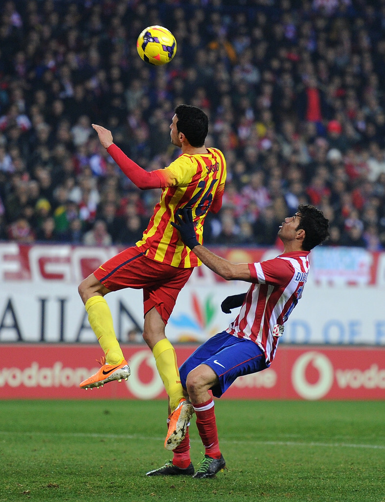 MEN FC BARCELONA 2013/2014 BUSQUETS #16 SHORTS PANTALONES FOOTBALL
