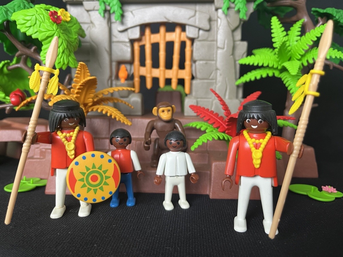 Playmobil 3015 Ancient Stone Temple Aztec Jungle Ruins, Native