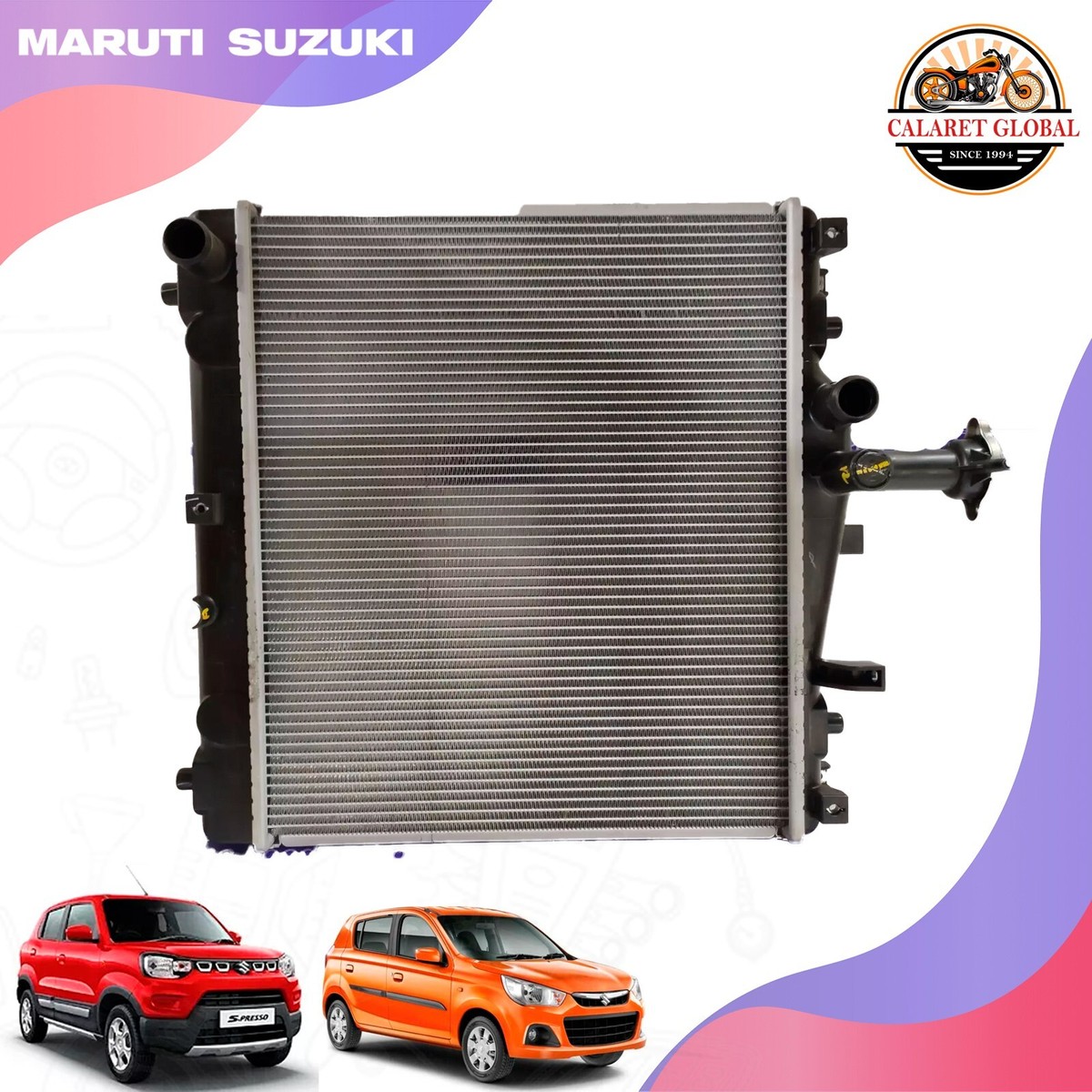 OEM RADIATOR ASSY MARUTI SUZUKI ALTO K10 2010-2014 WAGON R 201
