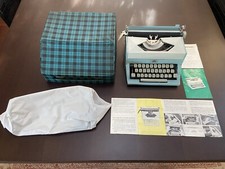 MACCHINA DA SCRIVERE ALBA ANTARES PER BAMBINI VINTAGE ANNI'60-'70 MADE IN  ITALY