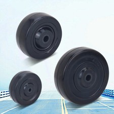 Solid Rubber Wheels 1.5/2/2.5/3/4/5 inch Shopping Cart Flat Wheel Trolley Wheels