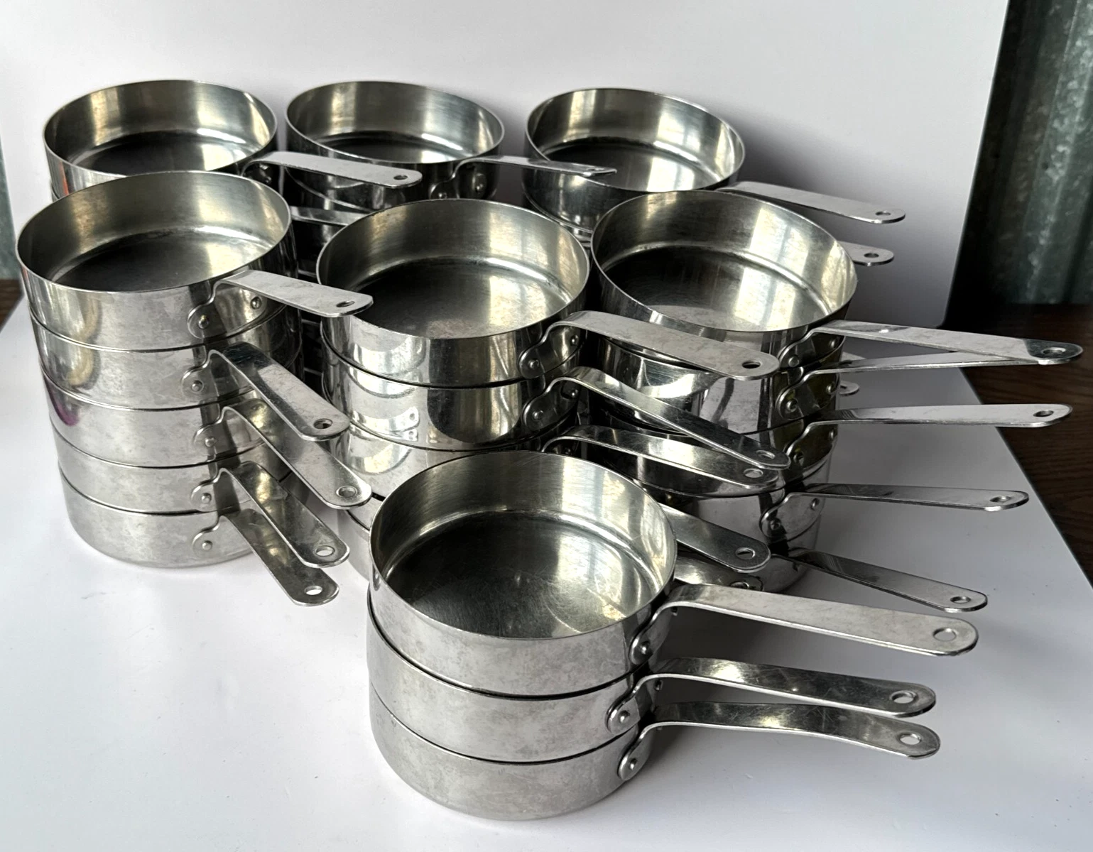 Vintage Aluminum Measuring Cups / Small Sauce Pans – Lot of 33