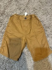 H M Boys Brown Dressy Shorts Size 7-8 Worn Once