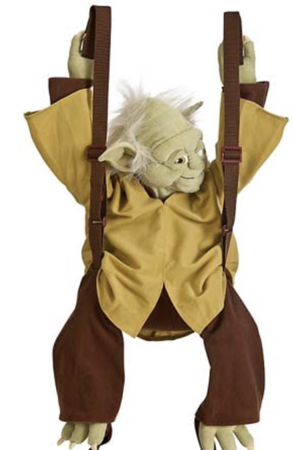 Star Wars Yoda backpack Very Rare Yoda Plush Backpack New With Tag Unused, Cool Star  main image 4