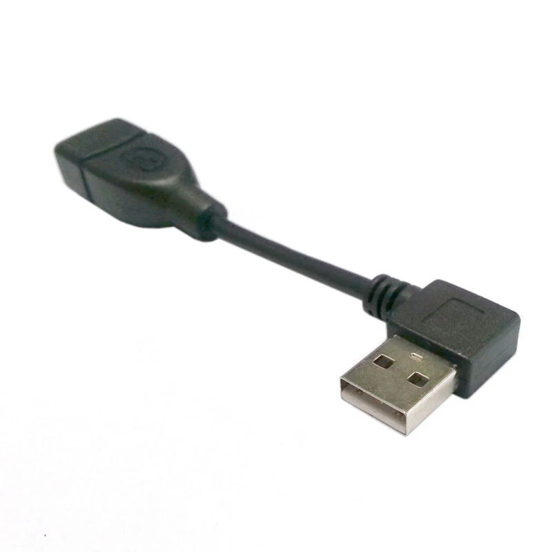 A Type Extension USB 2.0 Cable Left / Right Angled 40cm Male to Female 90 Degree - Image 3 of 4