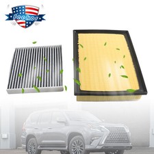 Engine and Cabin Air Filter for 2010-2022 Lexus GX460 4.6L AF6122 C35667