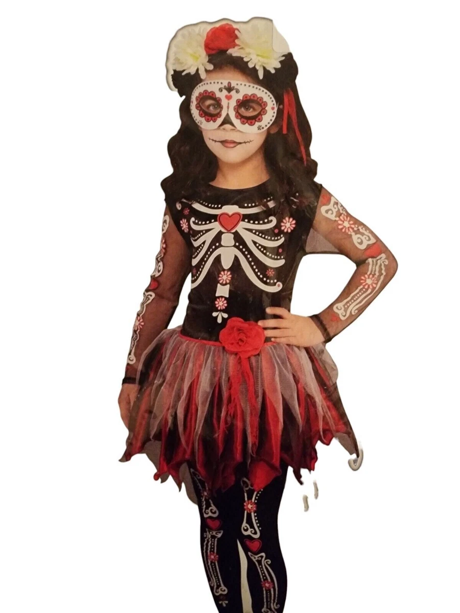 Day of the dead girls costume outlet
