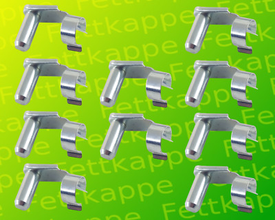 10 x ES-Bolzen - Sicherungsbolzen - Federklappbolzen - für Gabelkopf 10x20