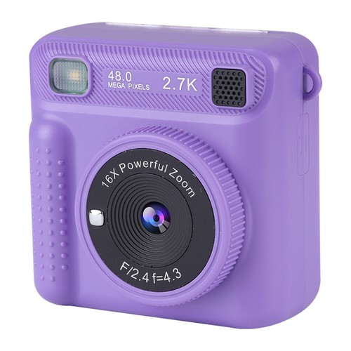 Kids Mini Instant Print Camera 1080P Digital Camera 2.4inch Screen Gifts(Blue) - Bild 8 von 8