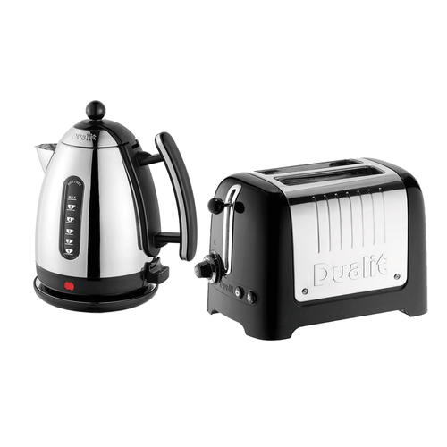 Dualit Lite 1.5L Jug Kettle and 2 Slice Toaster, High Gloss Finish
