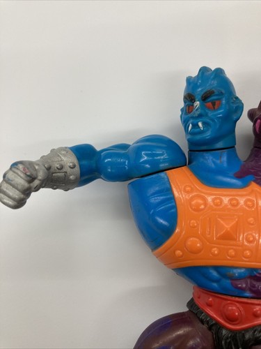 Vintage MOTU 1984 Two Bad With Flat Back Masters of The Universe Mattel G - Picture 2 of 12