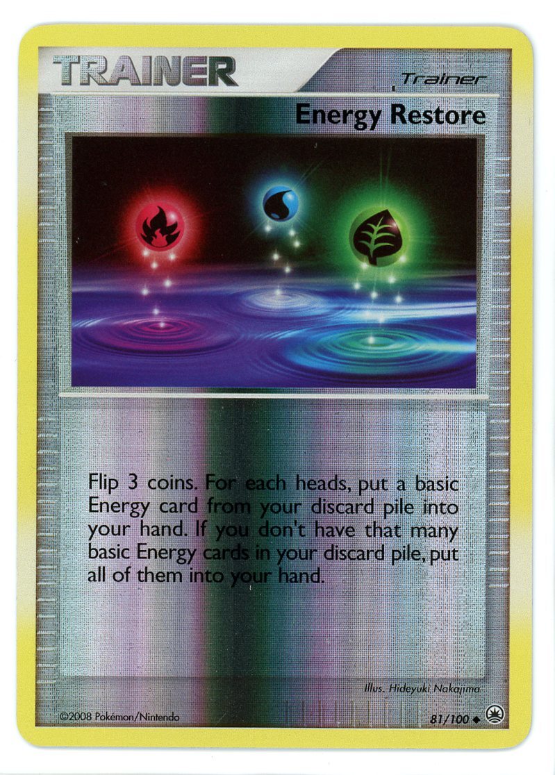 Energy Restore Reverse Holo 81/100 Majestic Dawn Pokemon Card