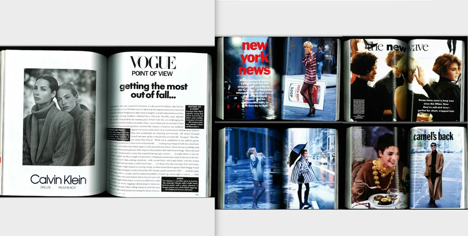 VOGUE-SEPTEMBER 1989-1ST AFRICAN/AMER SEPT Cover-NAOMI-LINDA-CHRISTY-TATJANA - Image 4 of 4