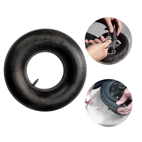 Pair of Lawn Mower Tire 15x6.00-6 Inner Tubes 15X6-6, 15X6x6, 15/6x6 TR13 Valve - Picture 8 of 17