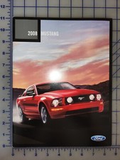 2008 Ford Mustang Brochure Gt 4.6 5.4 Shelby Gt500