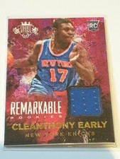 2014-15 Court Kings Remarkable Rookies Cleanthony Early Jersey Card - New York