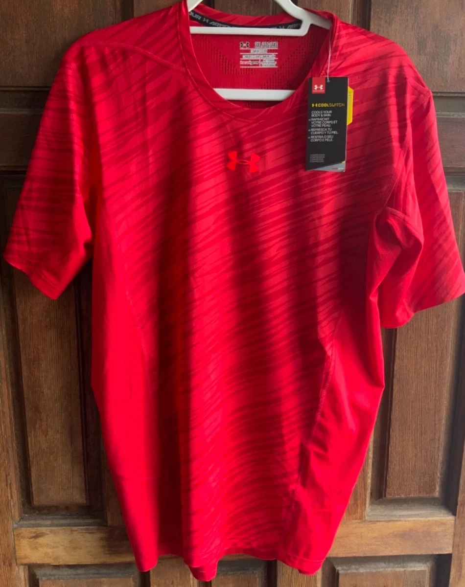 Under Armour Heatgear Coolswitch Compression 1295138-600 Short Sleeve  T-Shirt