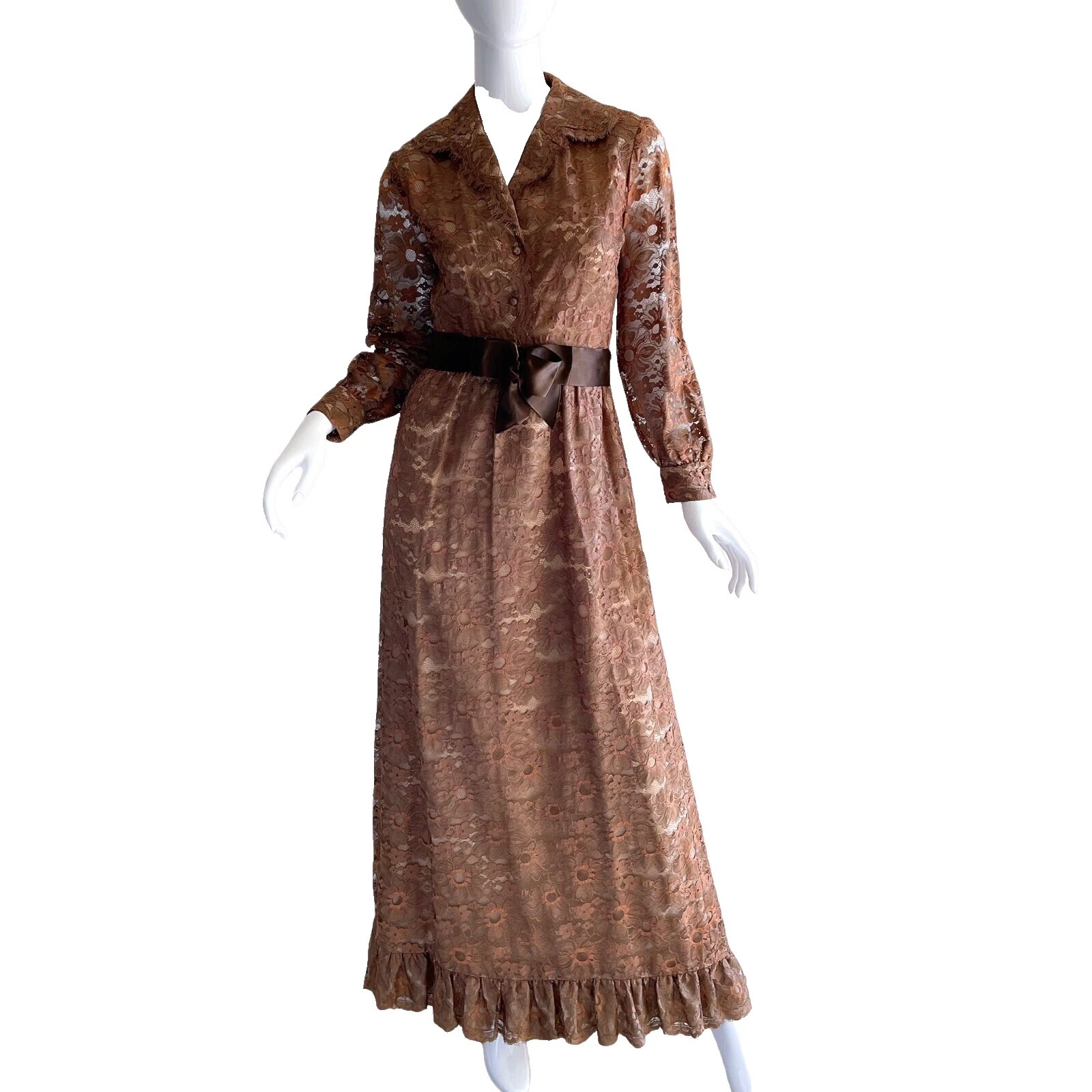 Brown Vintage Dresses for Women
