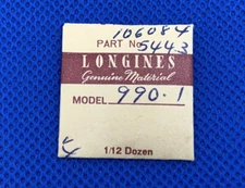 Longines 990.1  Part # 5443 Set Lever / Detent Screws. (3) Sealed. NOS. 60-50 R