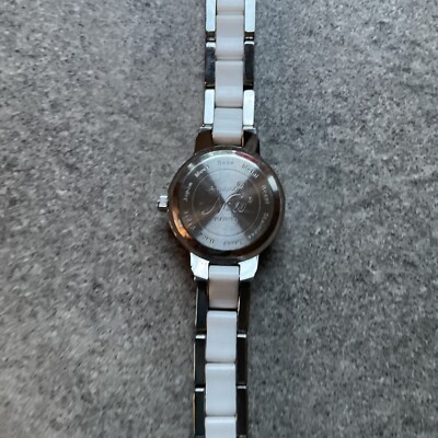 Armitron Now Watch Women Silver White Tone Pave Ceramic Band  display picture 1