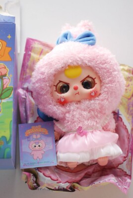 Miniso Baby Three Fairy Tale Kindergarten plush keychain - Pink