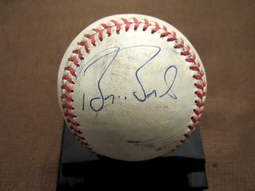 BARRY BONDS MVP SF GIANTS PIRATES SIGNED AUTO VINTAGE ONL GAME USED BASEBALL JSA