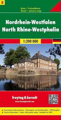 North Rhine-Westphalia Sheet 8 Road Map 1:200 000 (Map)
