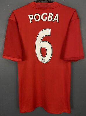 MENS FC MANCHESTER UNITED 2016/2017 POGBA #6 FOOTBALL SOCCER SHIRT