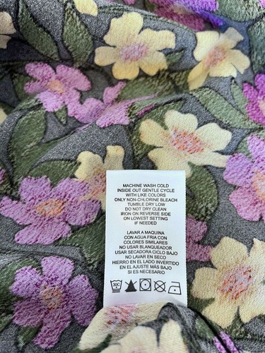 GB Girls Gianni Bini Skirt 14 floral 23"L,Orchid Prim Primal, Elegant! NWT $34 - Picture 5 of 5