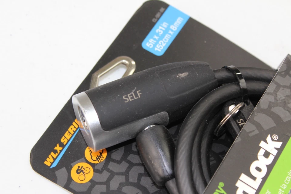 Match Key Wordlock Bike Lock WLX Series Flexible Steel Cable - Image 3 of 4