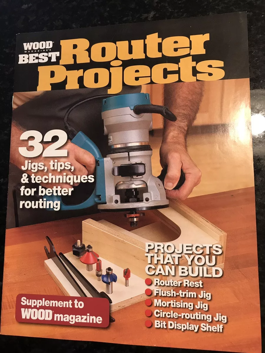 Router Projects DIY WOOD Magazine Woodworking Arts Crafts Projects Vintage