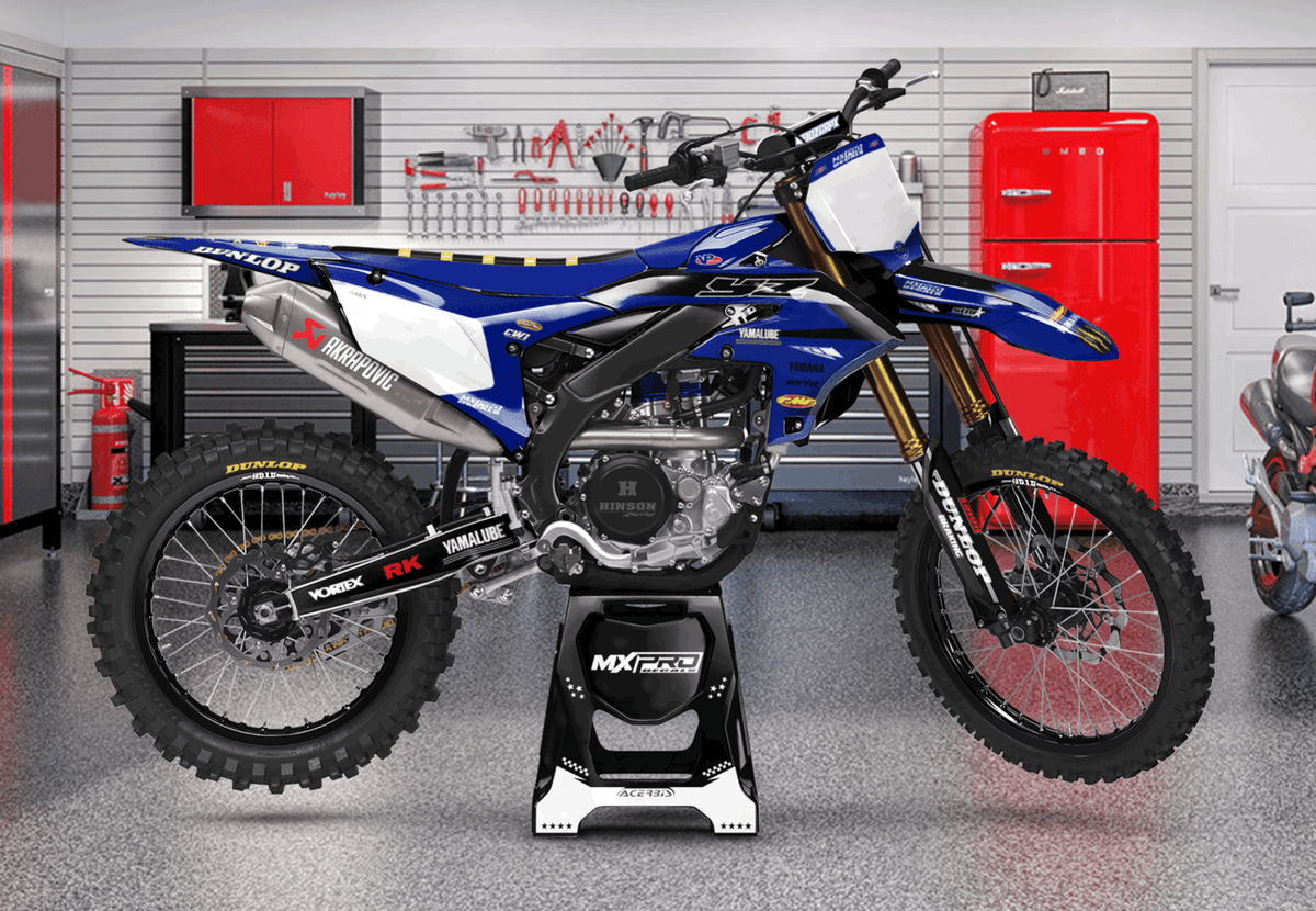 YZ250F　450F 外装キット 2023-2024 Yamaha YZ250F 2024 YZ450F Blue Plastics Kit +
