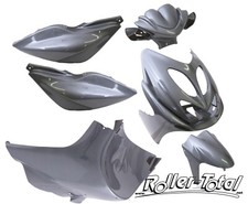 Capot Anthracite Métallique 8 Pièces Yamaha Aerox MBK Nitro Gris Bleu Bodypart