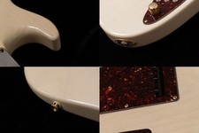 Tom Anderson Hollow Classic Translucent White Electric Guitar Used