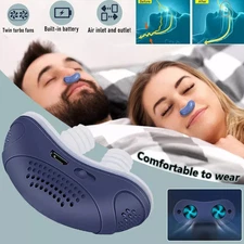 Portable Electric Anti Snore Device Stop Snore Quiet Sleep Aid Apnea Sleep Great