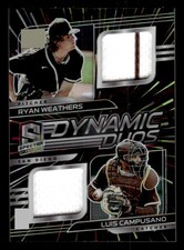 2021 Panini Spectra Luis Campusano / Ryan Weathers Dynamic Duos Materials /75