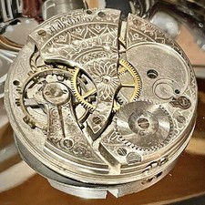 1904 AWW Co. Antique Waltham Pocket Watch Movement 16s 7j Grade 610 Model ‘1899’