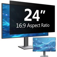 24 Inch Computer Privacy Screen Filter for 16:9 Aspect Ratio Widescreen Monit...