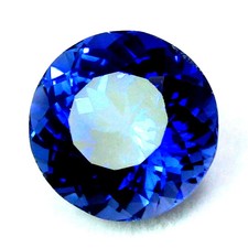 7.30 Ct AGL Certified Natural Blue Sapphire Round Cut Loose Gemstone  Gift