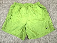 Vintage Nike Swim Shorts Mens Large Nylon Mesh Lined 90s Swoosh Athletic Retro